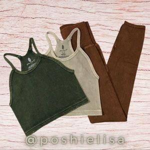 Free People High-Rise 7/8 Length Good Karma Leggings XS/S